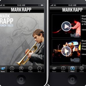 iPhone Fan App for Mark Rapp